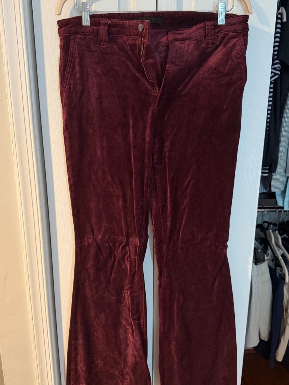 Joe’s Jeans Velvet Flare Pants Size 32